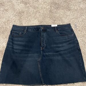 Old Navy Dark Blue Denim Skirt